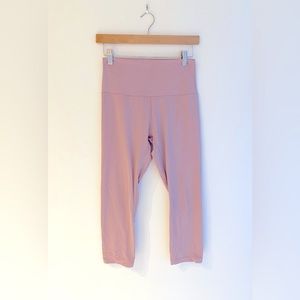 Lightly worn Lululemon Align leggings 25”. Size 4. Light Pink.
